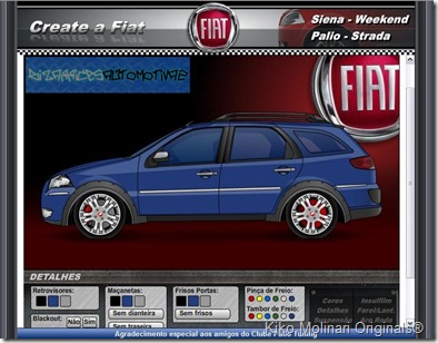 Bizarrices Automotivas: Customize seu Fiat Palio